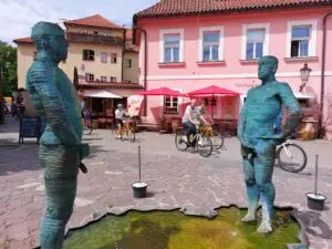 Prague 2023 statues in praque