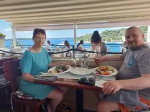 Croatia 2024 lunch at hvar on the island of hvar