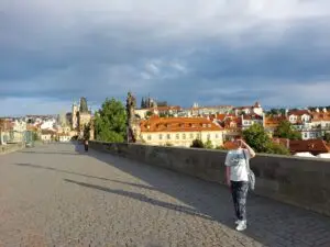 Prague 2023 charles bridge at 6.30 4