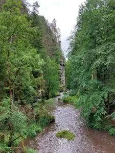 Prague 2023 hike down to the gorge