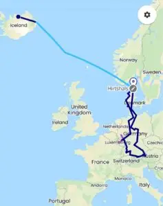 Maple Germany 2025 our rout with iceland