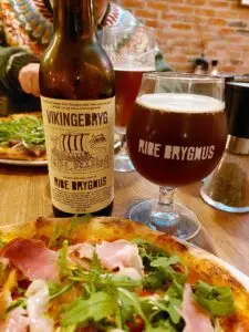 Maple Germany 2025 pizza and beer in ribe