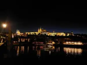 Prague 2023 prague castle at night