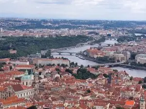 Prague 2023 views from petrin tower