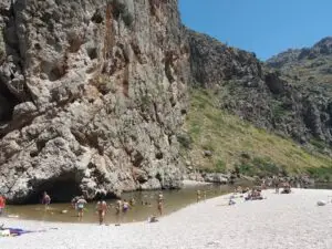 calobra hidden beach