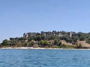 roman ruins of a private 3 story villa
