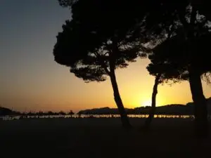 sunset in santa ponsa